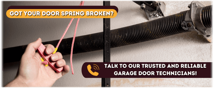 Broken Garage Door Spring Chesterfield MO